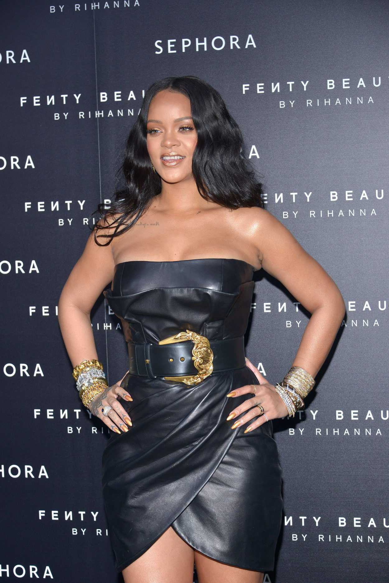Rihanna At The Fenty Beauty Line By Sephora Launch In Milan 04 05 2018