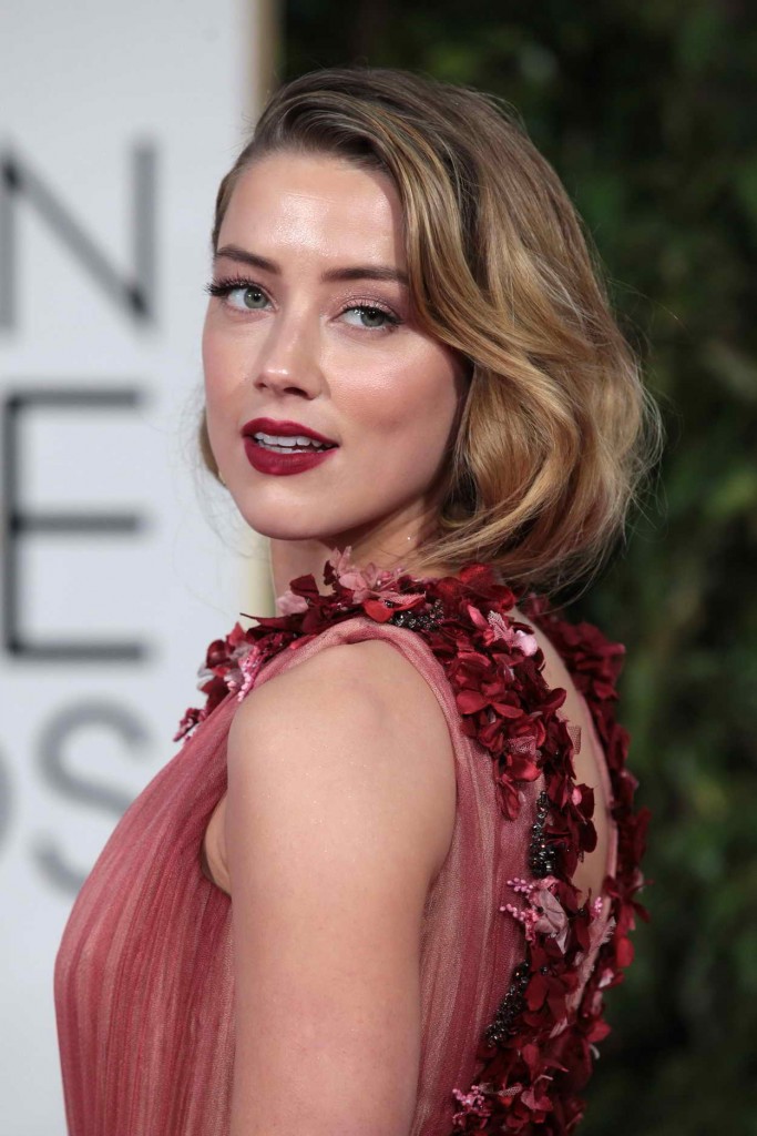 Amber Heard at 73rd Annual Golden Globe Awards in Beverly Hills 01/10/2016-2
