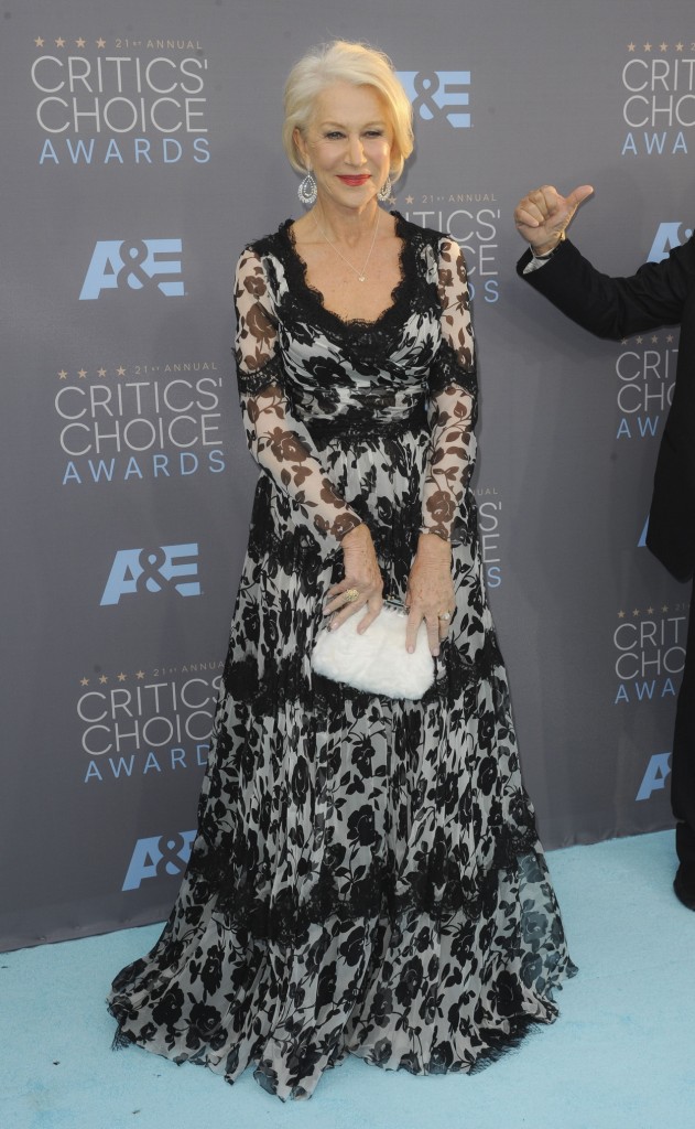 Helen Mirren at 21st Annual Critics' Choice Awards in Santa Monica 01/17/2016-2