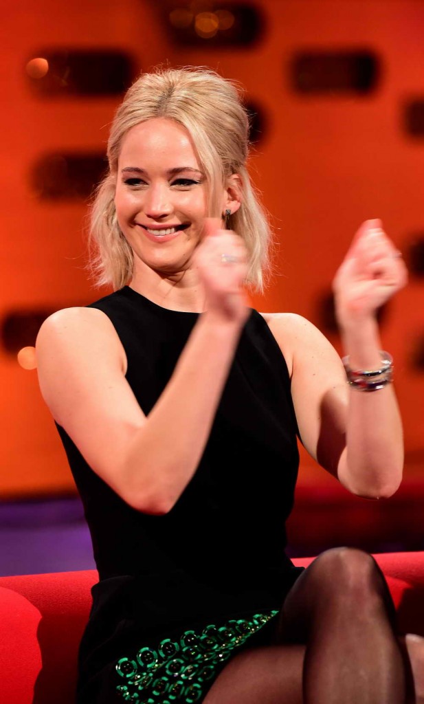 Jennifer Lawrence at The Graham Norton Show in London 12/31/2015-2