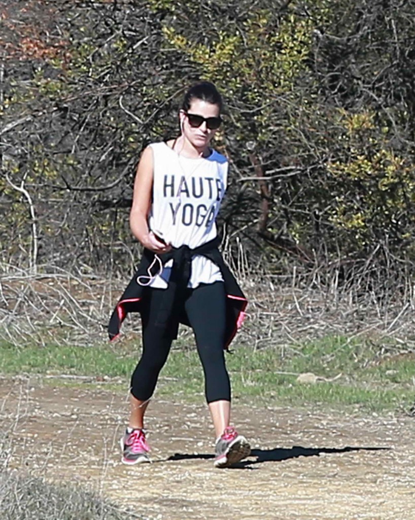 Lea Michele Out for a Hike in Los Angeles 01/08/2016-2
