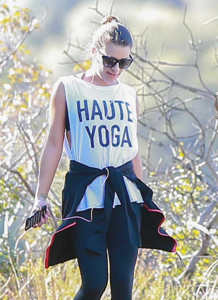 Lea Michele Out for a Hike in Los Angeles 01/08/2016-4