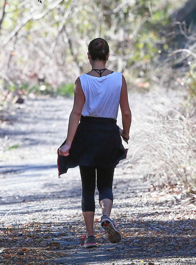 Lea Michele Out for a Hike in Los Angeles 01/08/2016-5