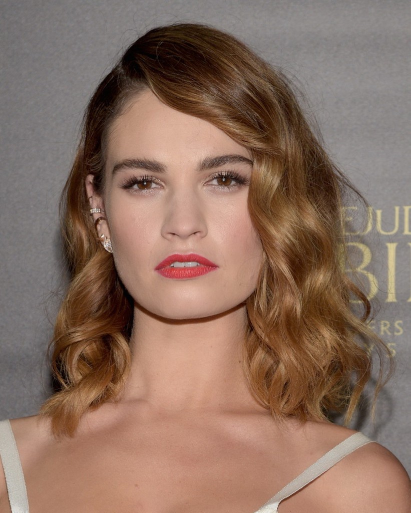 Lily James at Pride and Prejudice and Zombies Premiere in Los Angeles 01/21/2016-4