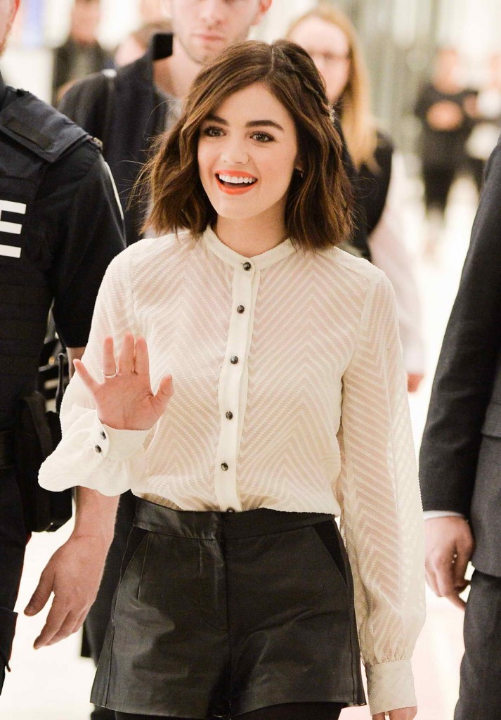 Lucy Hale at Hudson's Bay in Toronto 01/18/2016-2