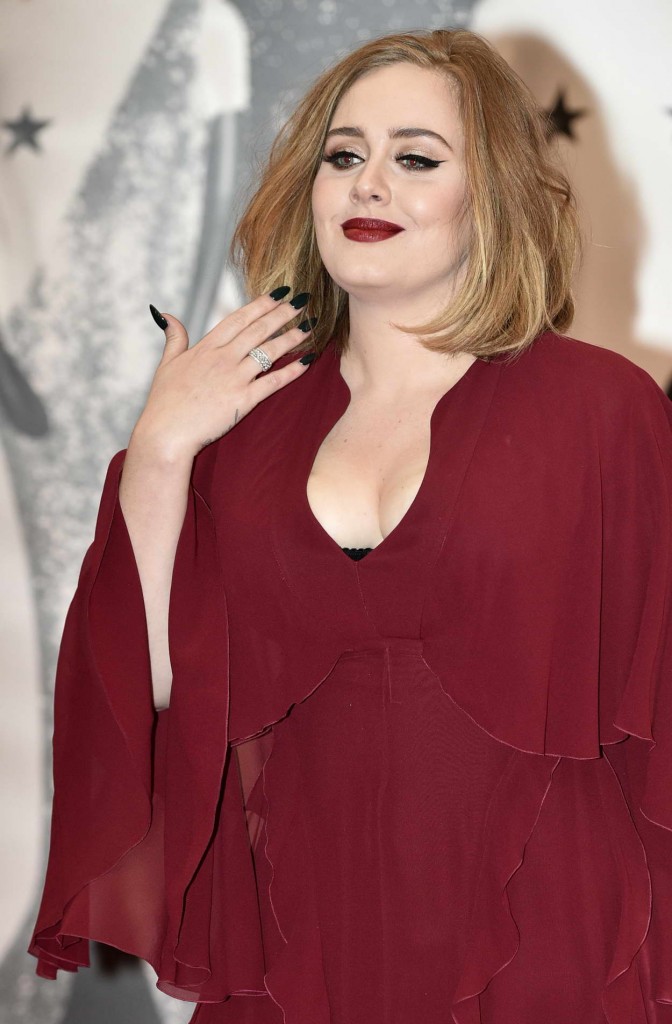 Adele at BRIT Awards 2016 in London 02/24/2016-4