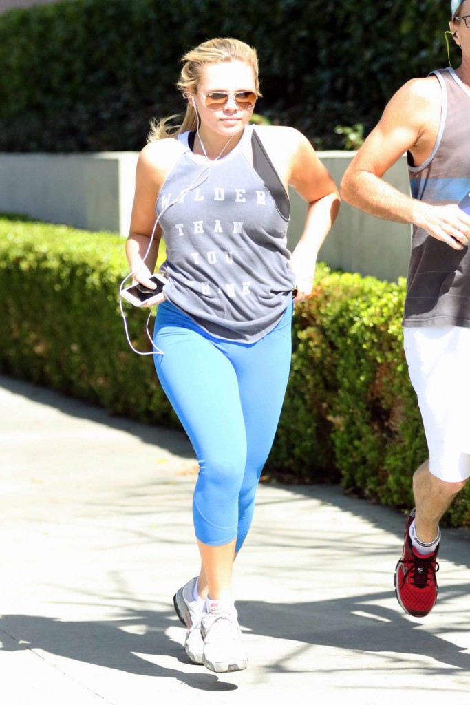 Alli Simpson Jogging in Beverly Hills 02/20/2016-2