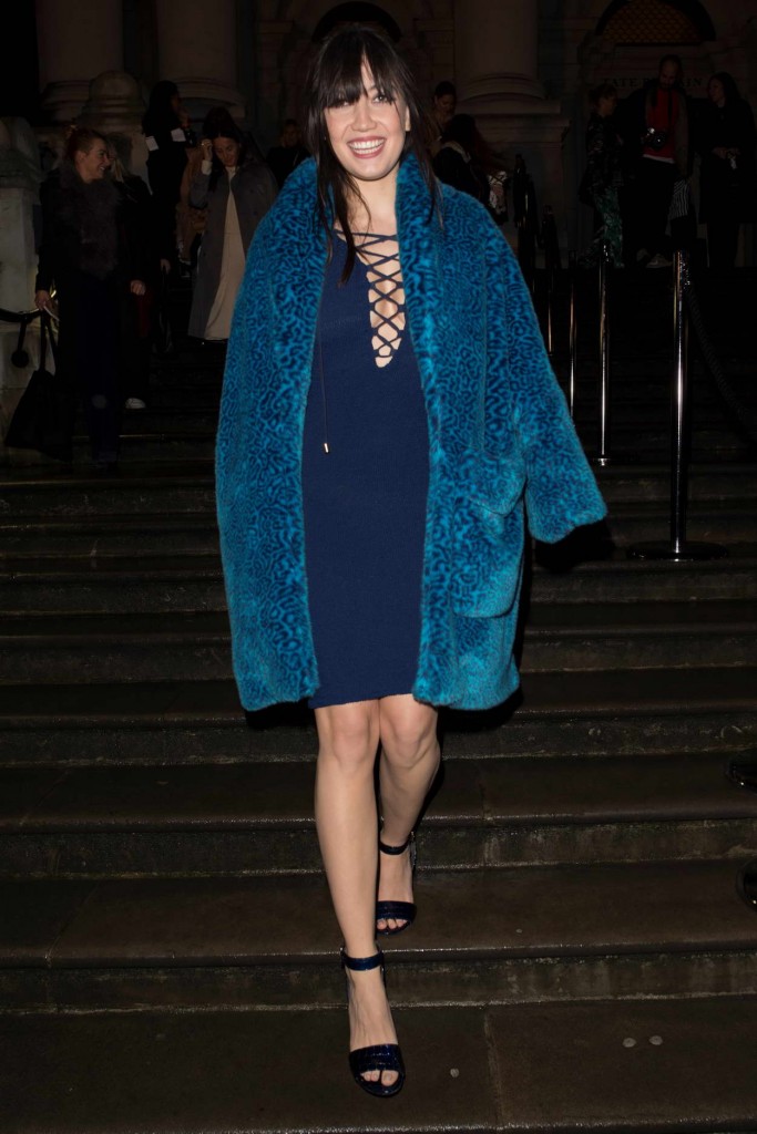 Daisy Lowe Attends the AW 2016 House of Holland Fashion Show at London Fashion Week 02/21/2016-2