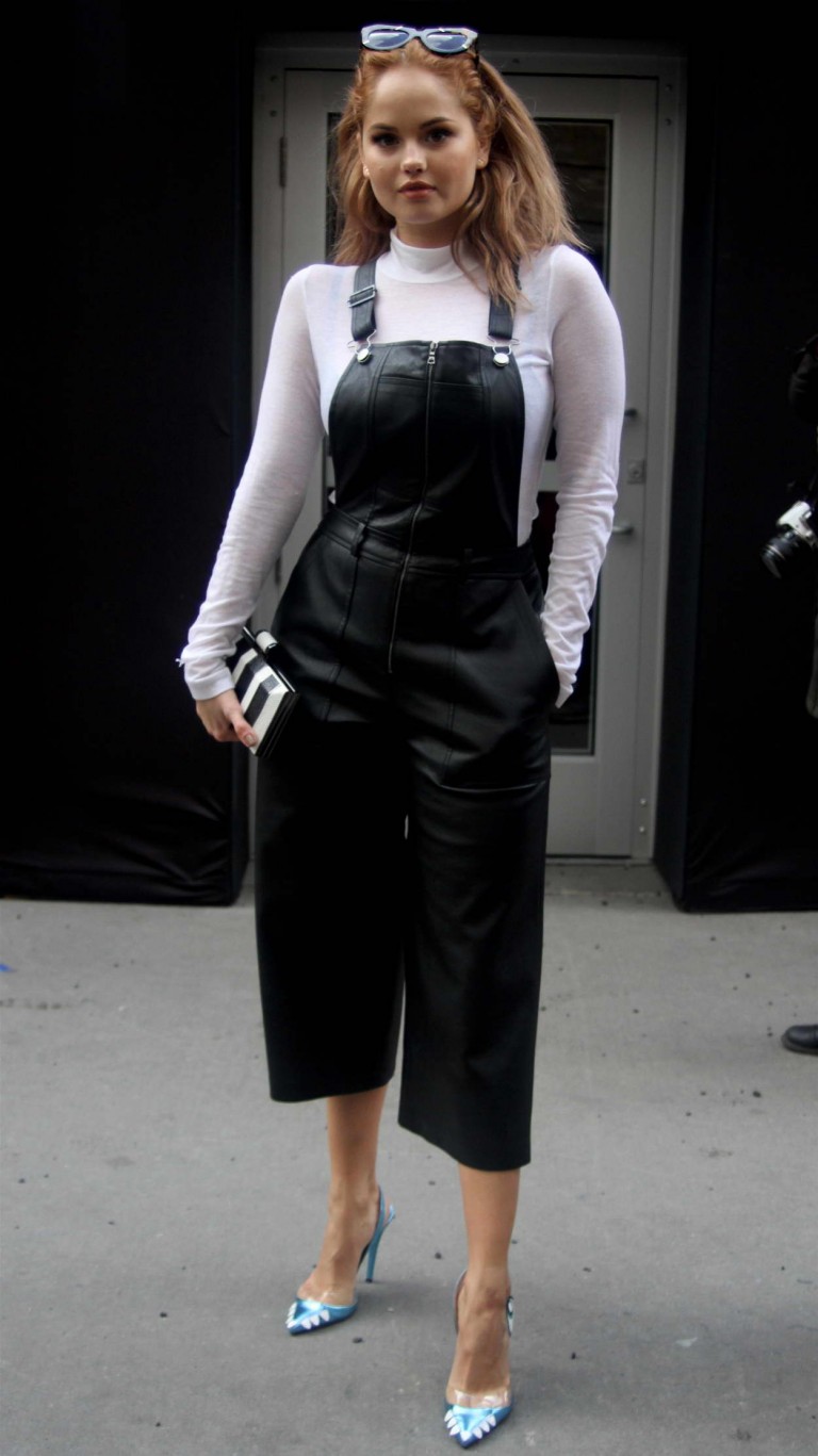 Debby Ryan Leaving a Fashion Show in NYC 02/12/2016 – celebsla.com