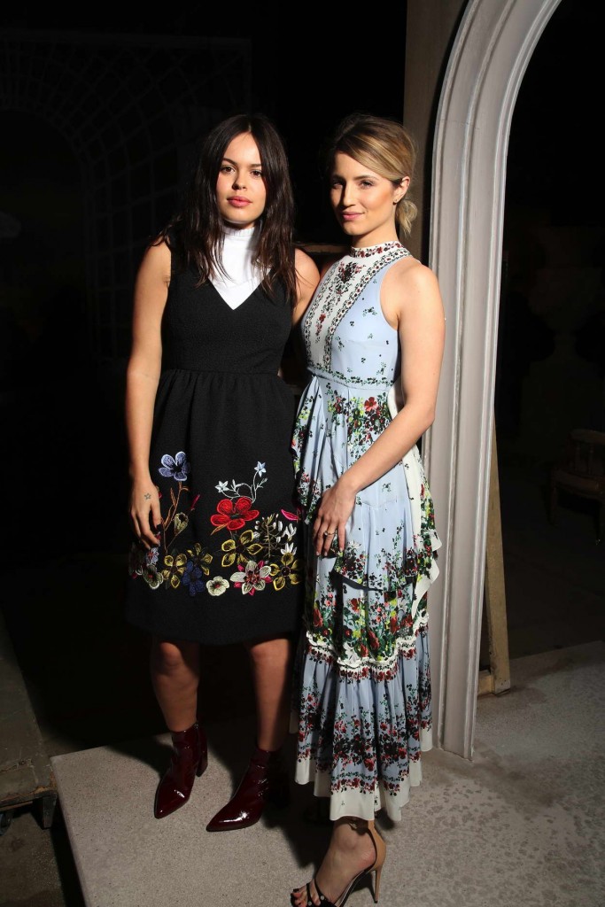 Dianna Agron Attends the Erdem Show During London Fashion Week 02/22/2016-2
