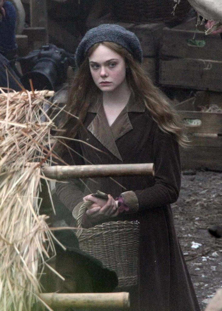 Elle Fanning on the Set of A Storm in The Stars in Dublin 02/26/2016-1