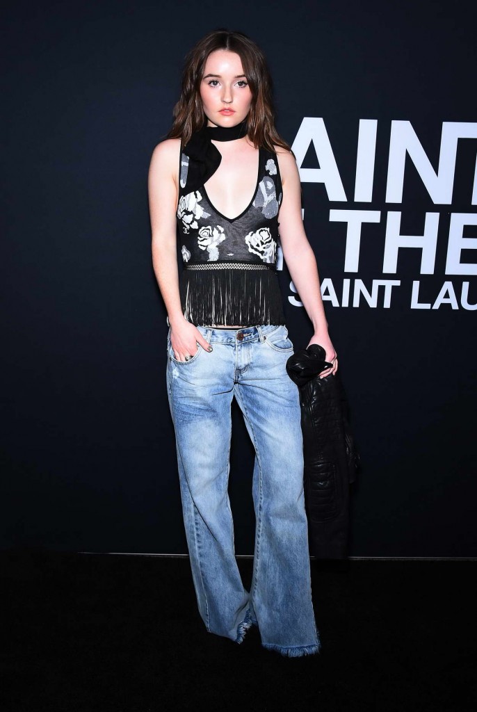 Kaitlyn Dever at Saint Laurent Show at the Palladium in LA 02/10/2016-4