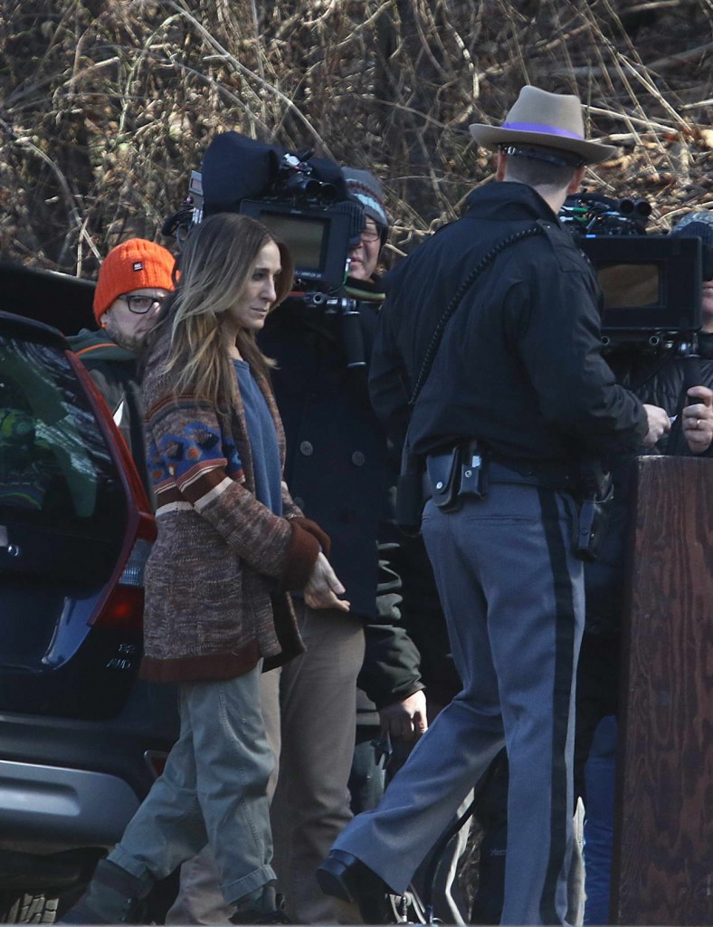 Sarah Jessica Parker on the Set of HBO series Divorce in Sleepy Hollow 02/22/2016-3