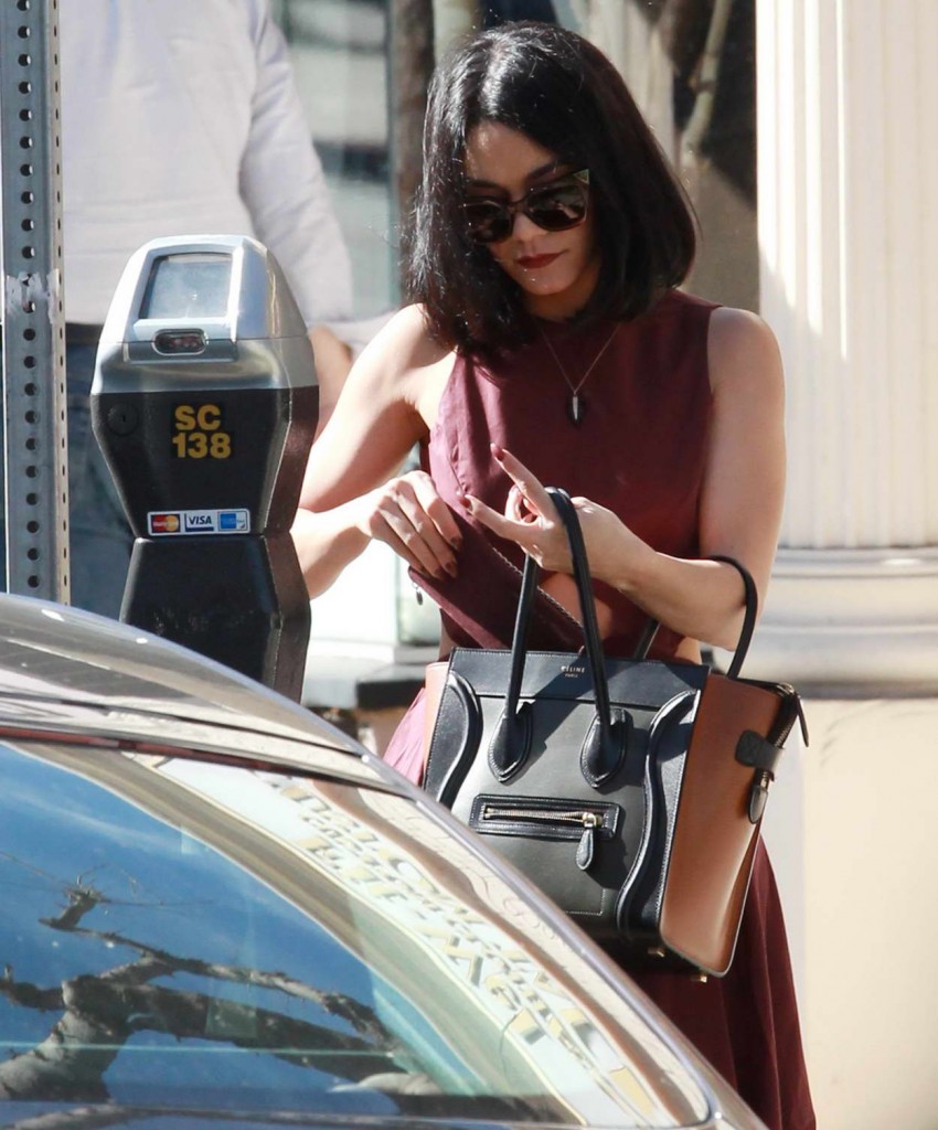 Vanessa Hudgens Getting Fitted for a Dress in Beverly Hills 02/22/2016-1