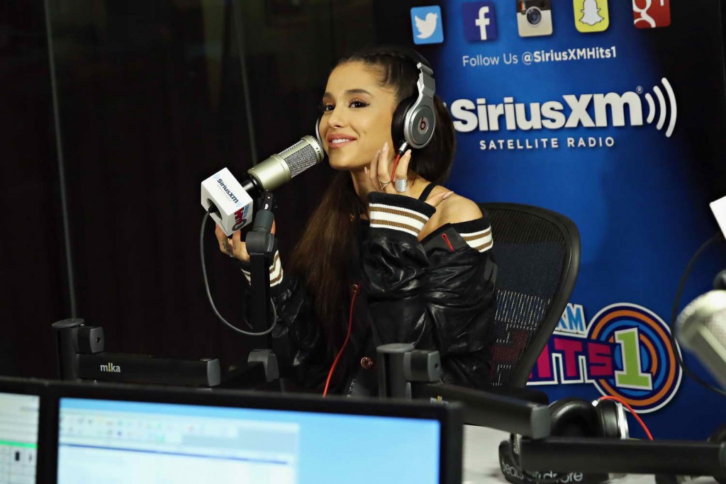 Ariana Grande at the SiriusXM Studios in New York City 03/14/2016-3