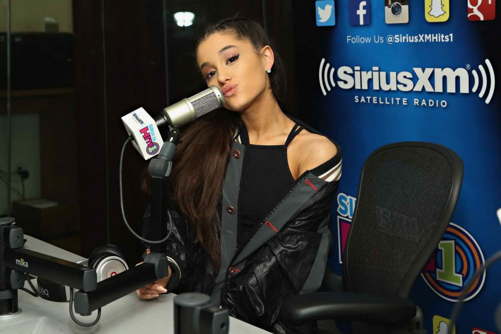 Ariana Grande at the SiriusXM Studios in New York City 03/14/2016-4