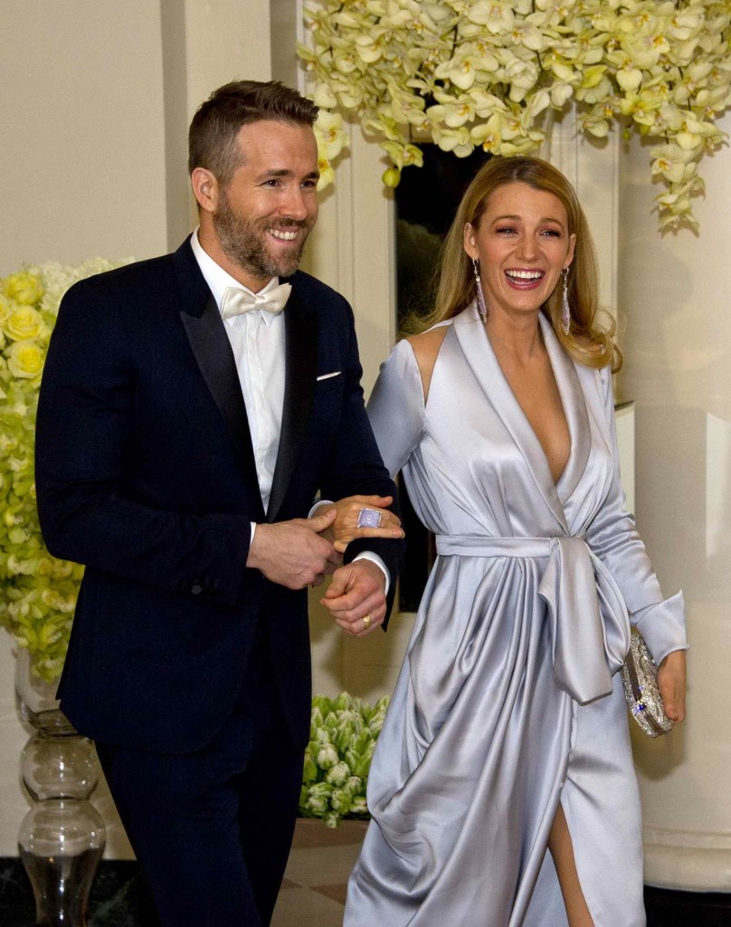 Blake Lively at Trudeau State Dinner in Washington 03/10/2016-2