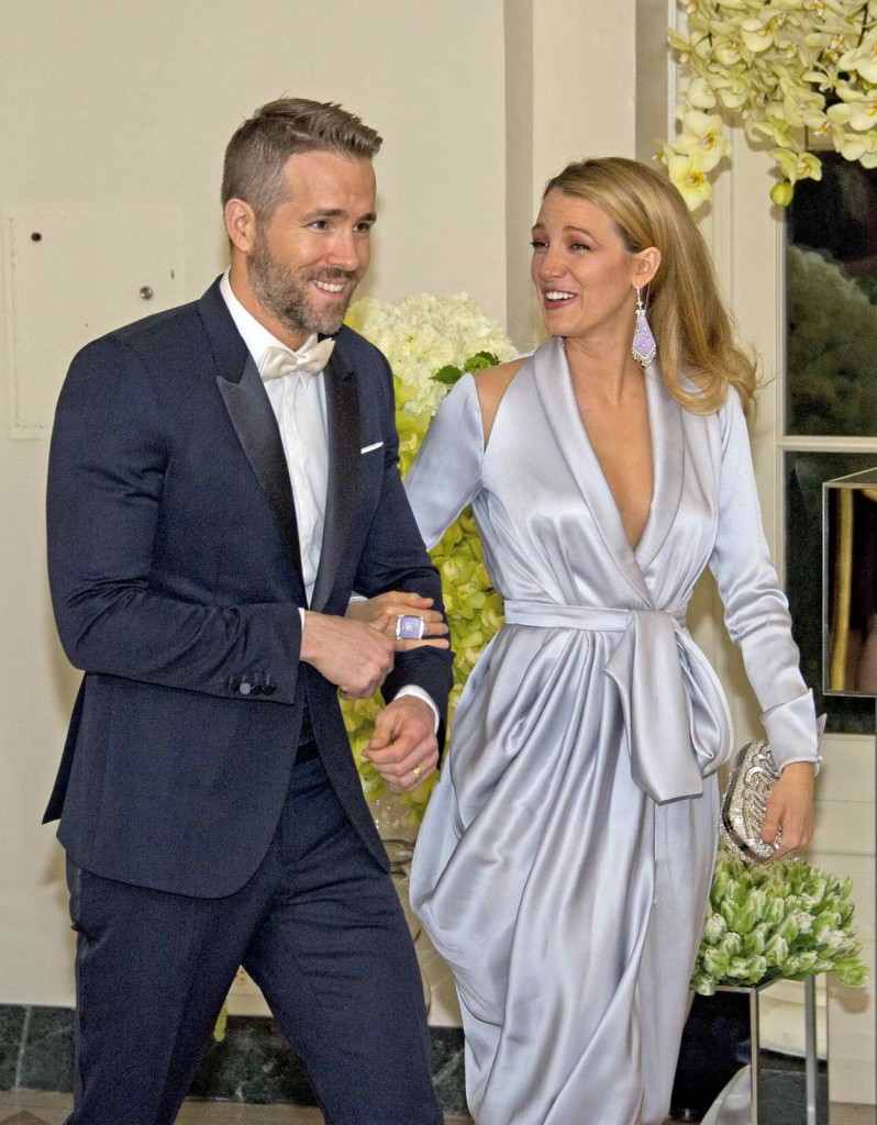 Blake Lively at Trudeau State Dinner in Washington 03/10/2016-3