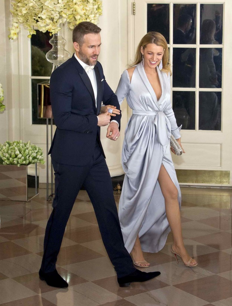 Blake Lively at Trudeau State Dinner in Washington 03/10/2016-5