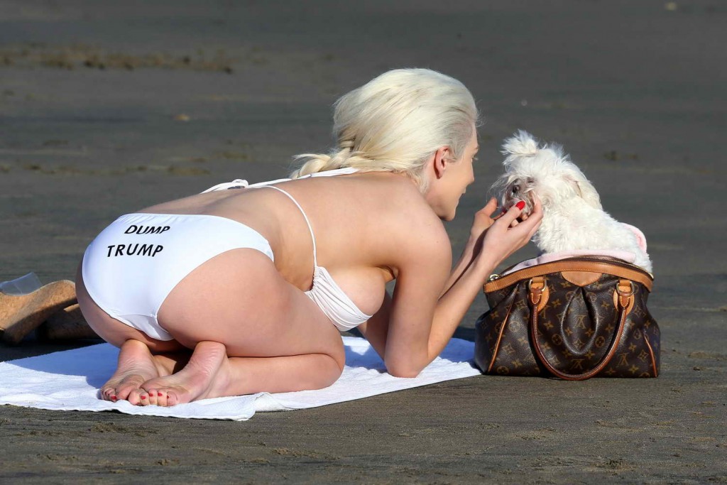 Courtney Stodden in Bikini at the Beach in Los Angeles 03/16/2016-4