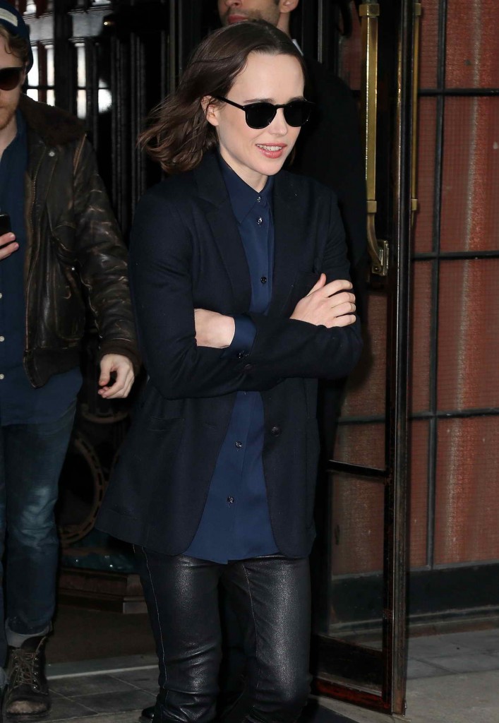 Ellen Page Leaving Her Hotel in New York City 03/08/2016-1