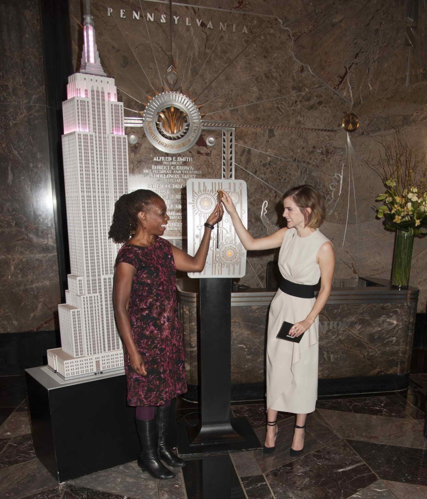 Emma Watson at Lights Empire State Building in New York City 03/08/2016-2