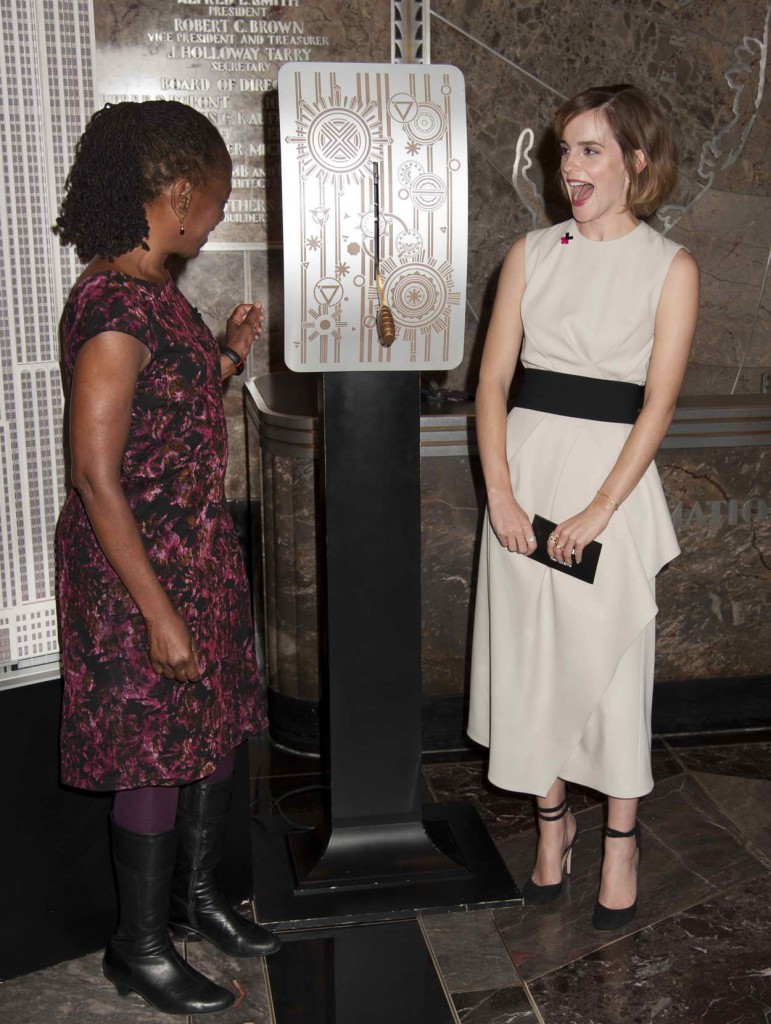 Emma Watson at Lights Empire State Building in New York City 03/08/2016-4