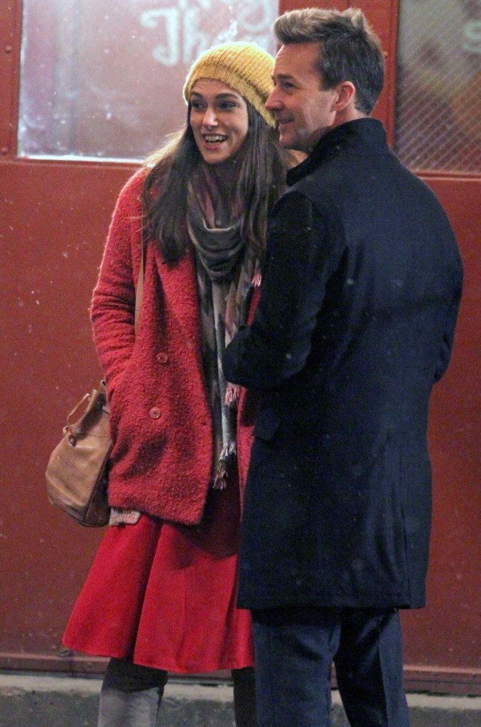 Keira Knightley on the Set of Collateral Beauty in NYC 03/03/2016-3