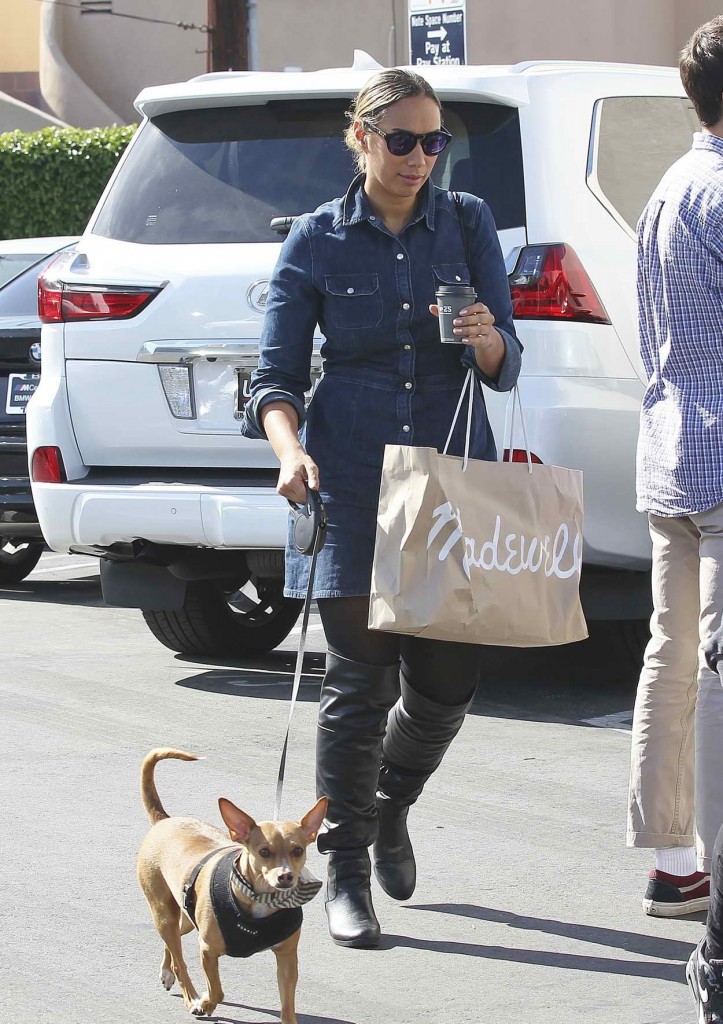 Leona Lewis Shopping at Madewell in Los Angeles 03/22/2016-2