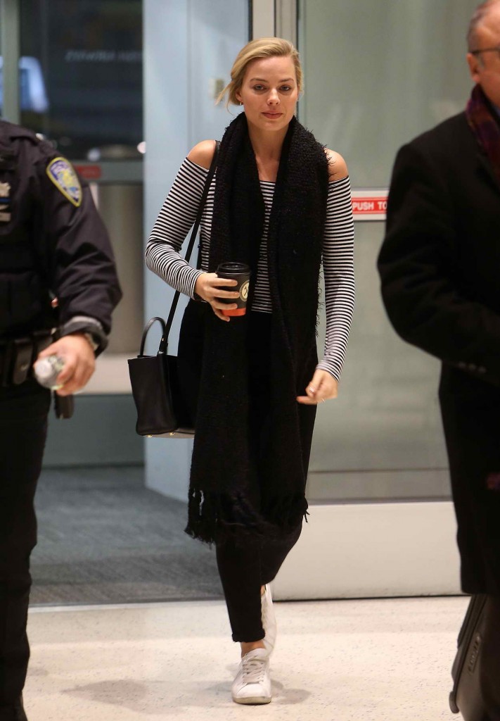 Margot Robbie at JFK Airport in New York 03/02/2016-2