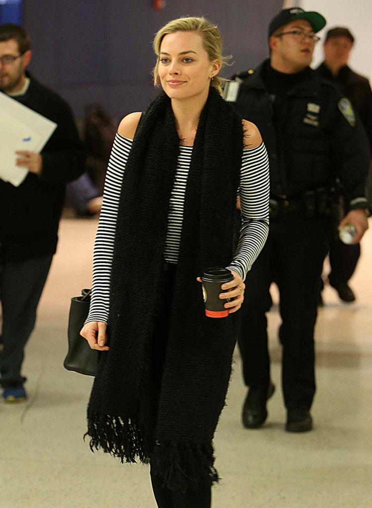 Margot Robbie at JFK Airport in New York 03/02/2016-4
