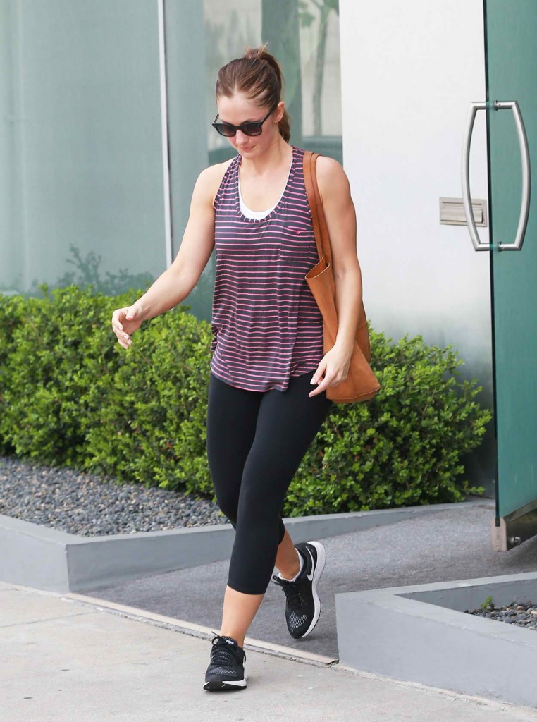 Minka Kelly Arrives at the Gym in Beverly Hills 03/03/2016-2
