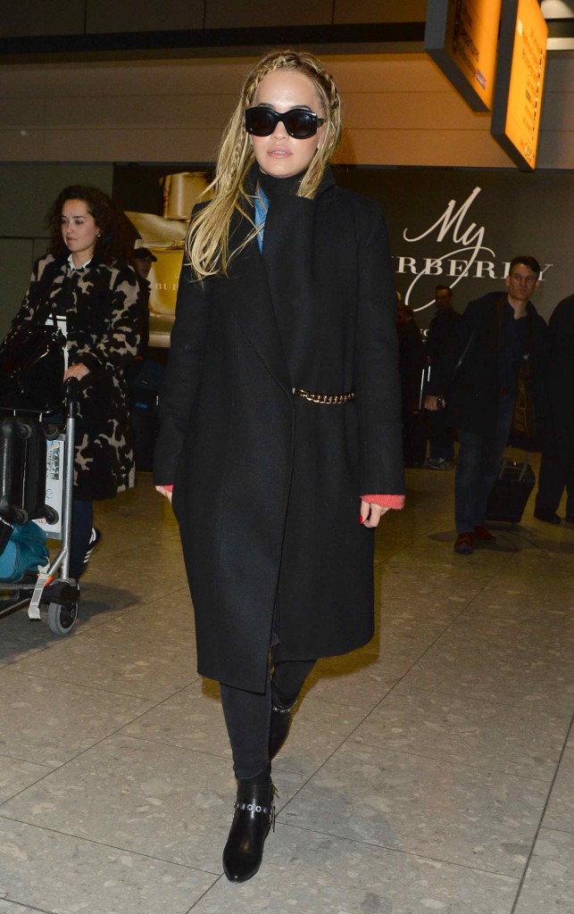 Rita Ora at Heathrow Airport in London 03/18/2016-2