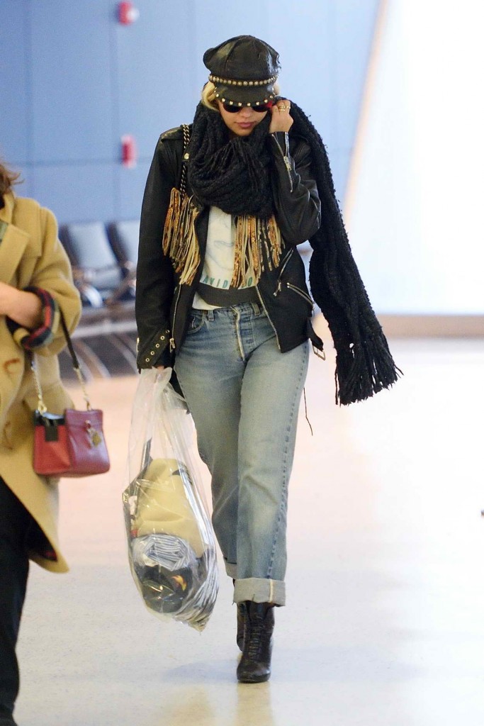 Rita Ora at JFK Airport in New York City 03/06/2016-2