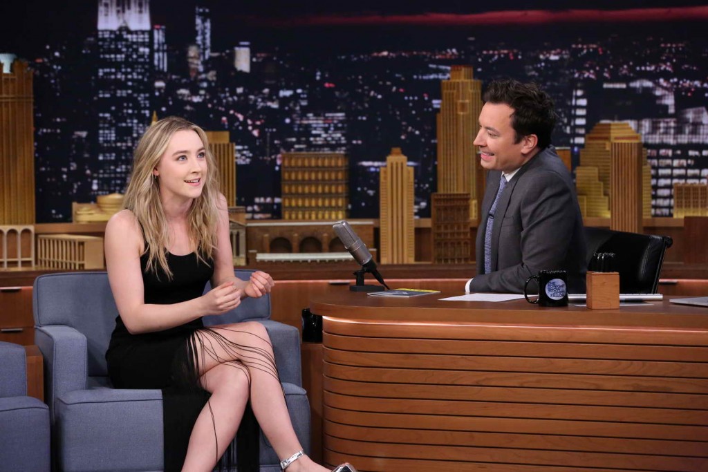 Saoirse Ronan at The Tonight Show in New York City 03/22/2016-2