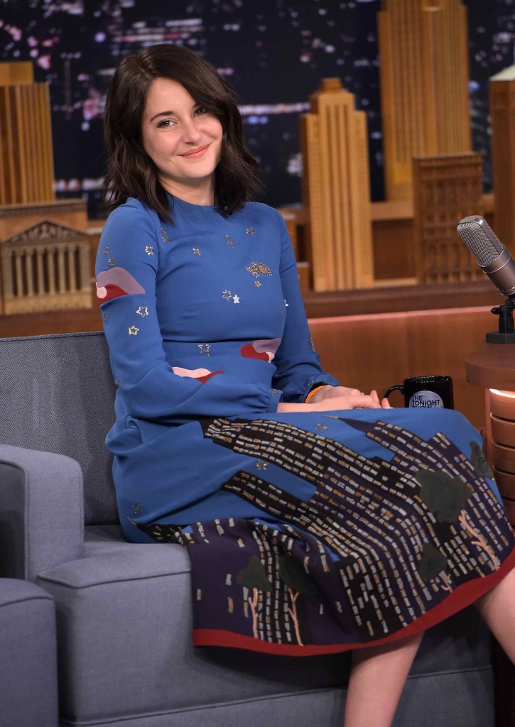 Shailene Woodley at The Tonight Show in New York City 03/14/2016-2