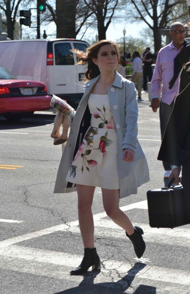 Sydney Sierota Leaving the White House After Performing at the Easter Egg Roll 03/28/2016-2