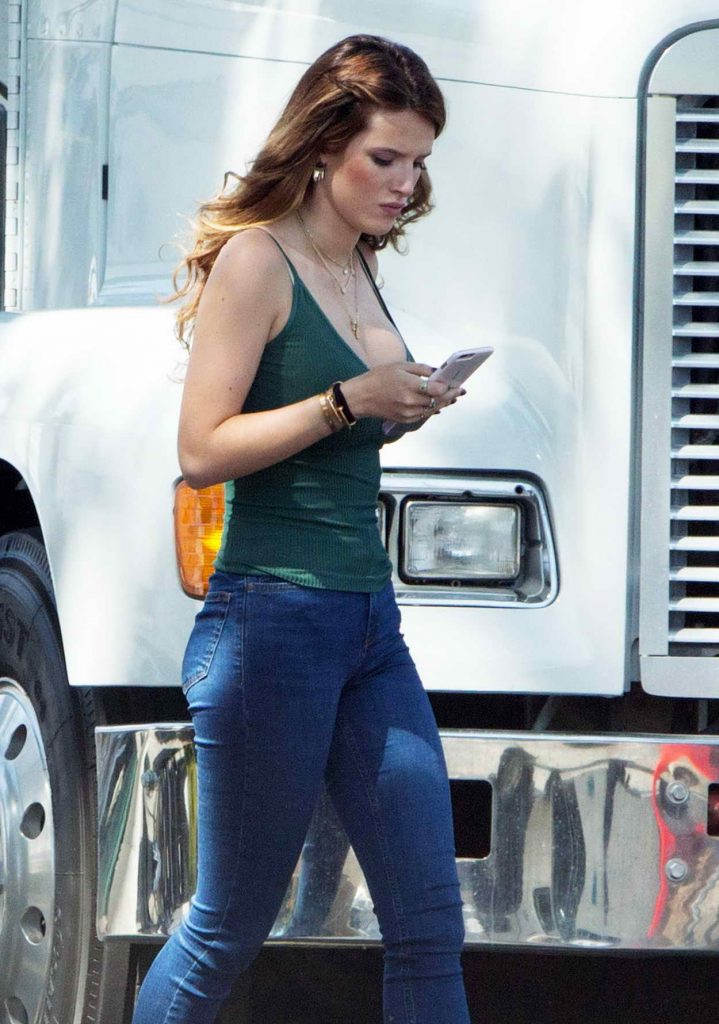 Bella Thorne on the Set of You Get Me 04/21/2016-2