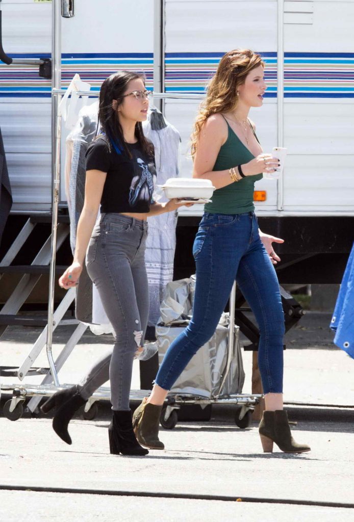 Bella Thorne on the Set of You Get Me 04/21/2016-4
