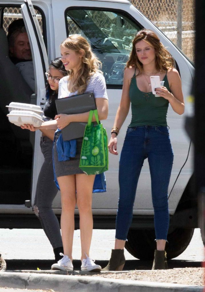 Bella Thorne on the Set of You Get Me 04/21/2016-5