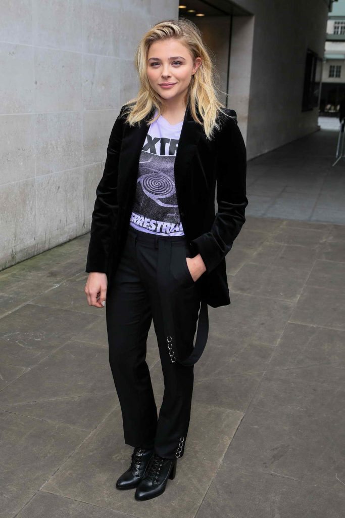 Chloe Grace Moretz Visits BBC Radio in London to Promote Bad Neighbours 2 04/25/2016-3