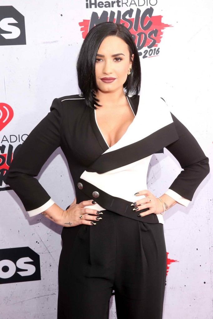 Demi Lovato at IHeartRadio Music Awards in Los Angeles 04/03/2016-1