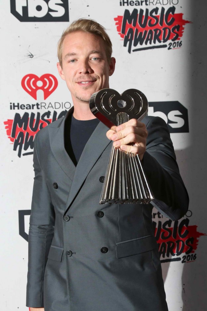 Diplo at iHeartRadio Music Awards in Los Angeles 04/03/2016-1