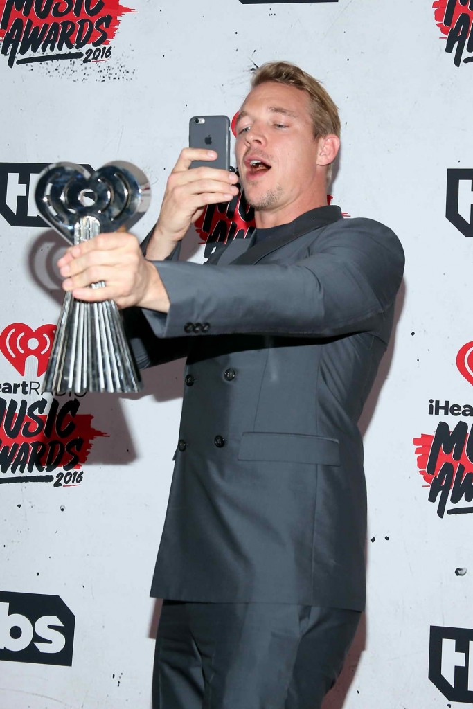 Diplo at iHeartRadio Music Awards in Los Angeles 04/03/2016-3