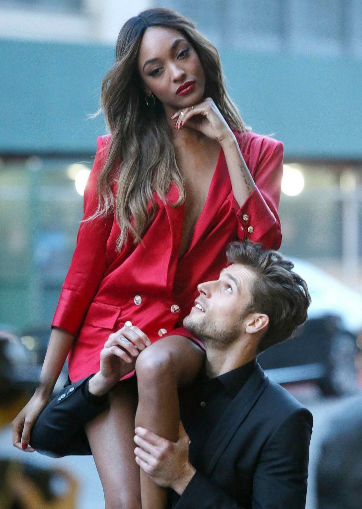 Jourdan Dunn on Set of a Maybelline Photoshoot in New York 03/30/2016-1
