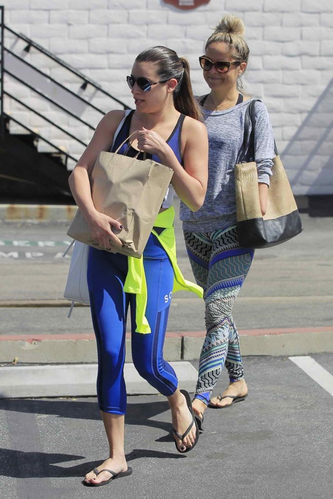 Lea Michele Leaves the Gym in Brentwood 04/27/2016-5