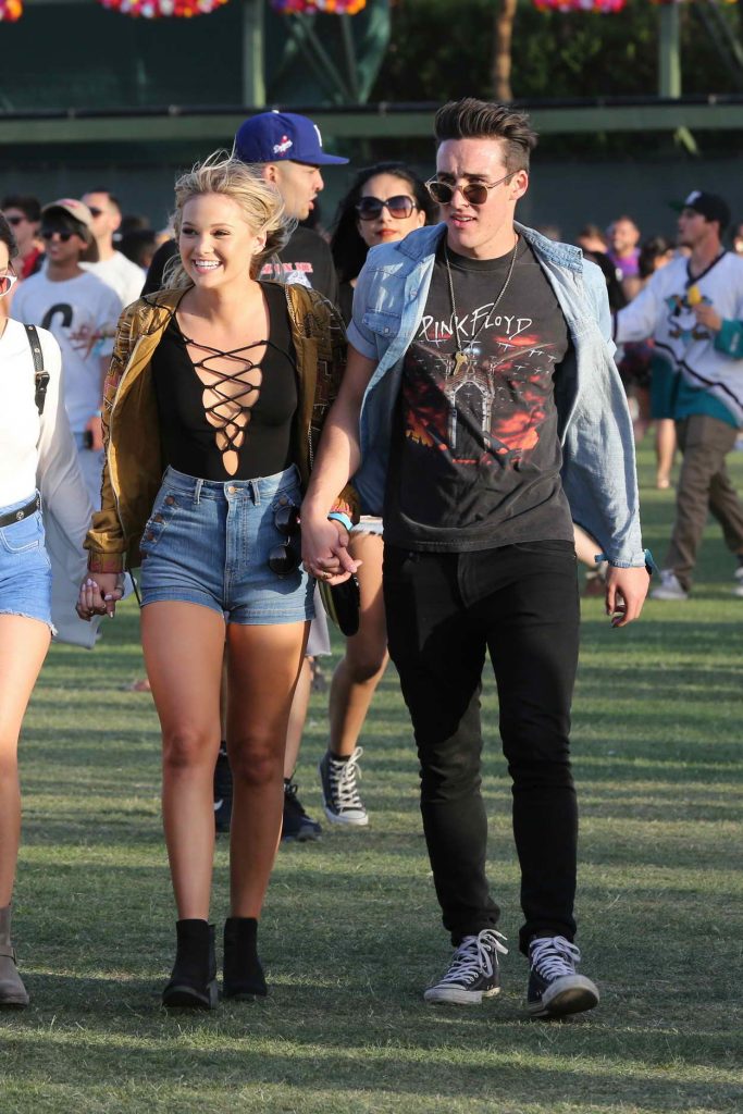 Olivia Holt at the Coachella Valley Music and Arts Festival in Indio 04/16/2016-1
