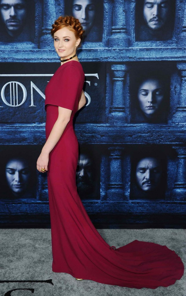Sophie Turner at Game of Thrones Season 6 Premiere in Hollywood 04/09/2016-3