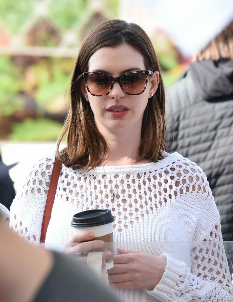 Anne Hathaway Visits the Farmers Market in Los Angeles 05/08/2016-4