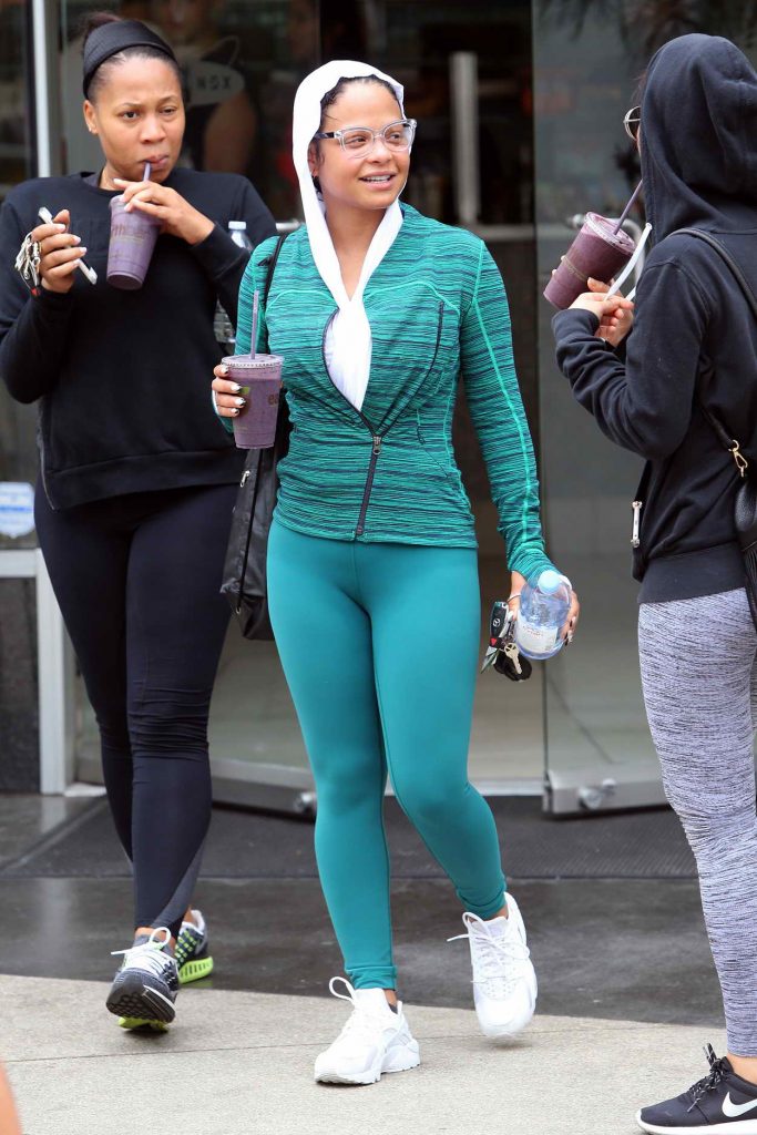 Christina Milian Leaves Soul Cycle in Los Angeles 05/19/2016-2